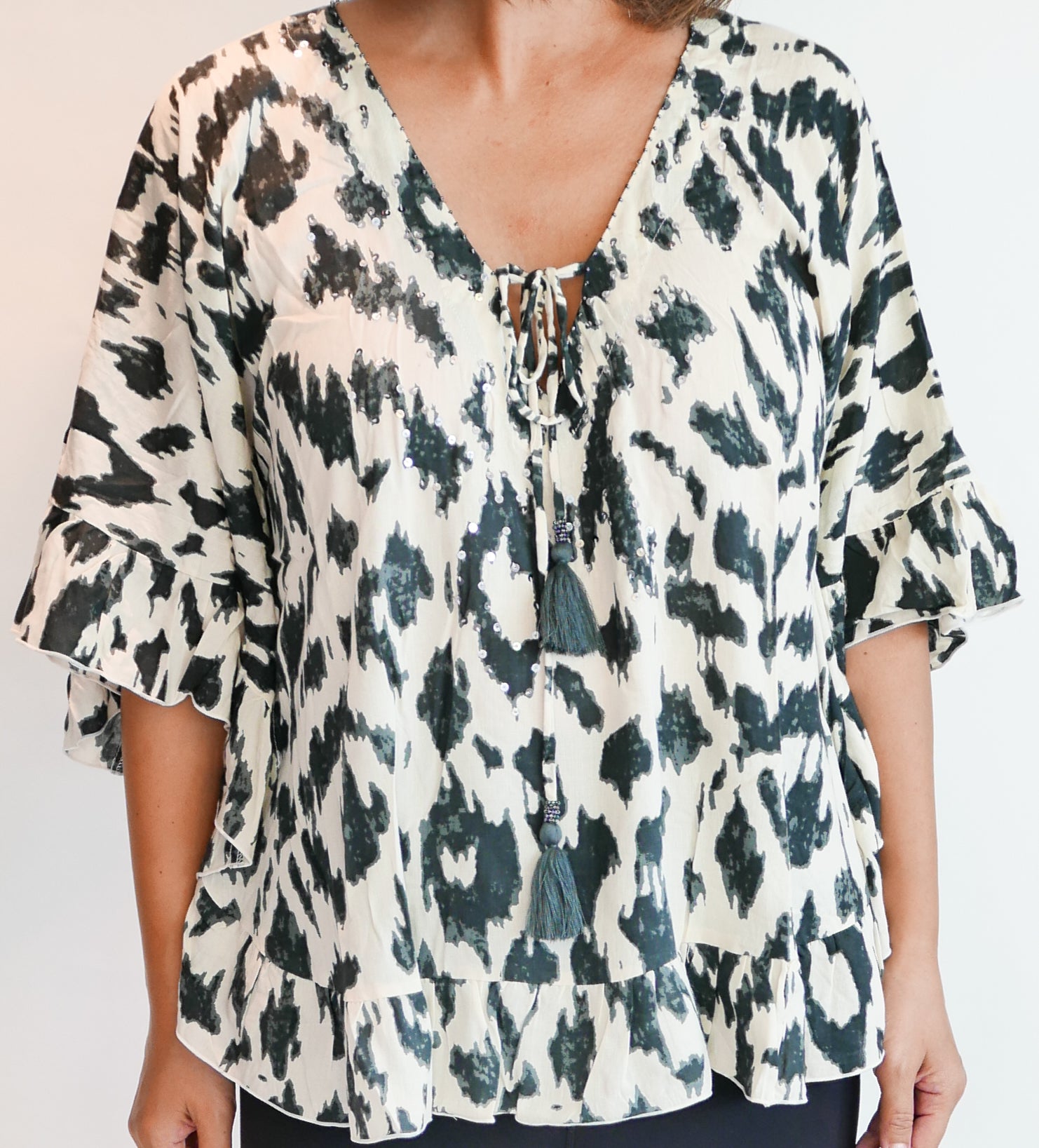 Top Ynez - Mexican Print