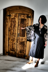 Sakura Dress - Smoky Black