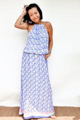 Dress Ava  - Coral Blue