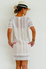 Lace Dress Lou - White