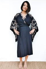 Sakura Dress - Smoky Black