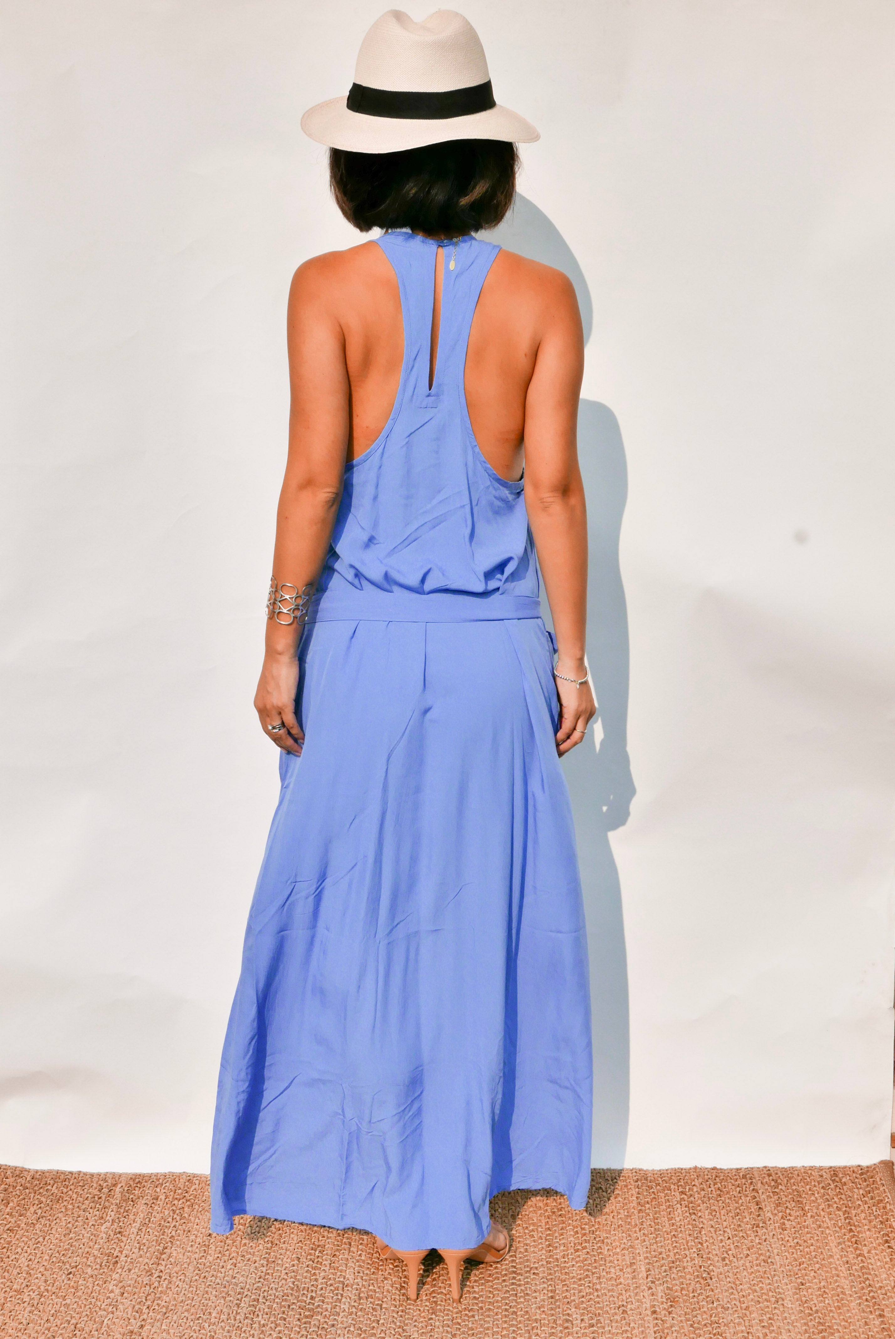Dress Audrey - Sky Blue RISAIA SHOP Dress Audrey - Sky Blue RISAIA SHOP