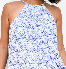 Dress Ava  - Coral Blue