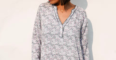 Shirt Dress Sophie - Floral Blush